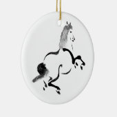 ヴィンテージ中国の馬 セラミックオーナメント (右)