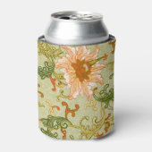 ヴィンテージ中国オーナメント ジョーンズ フラワーズ 缶クーラー (缶正面)