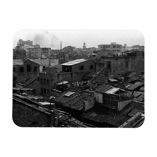 ヴィンテージ中国カントンシティ マグネット (横)