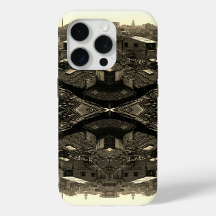 ヴィンテージ中国カントンシティ iPhone 15 PROケース