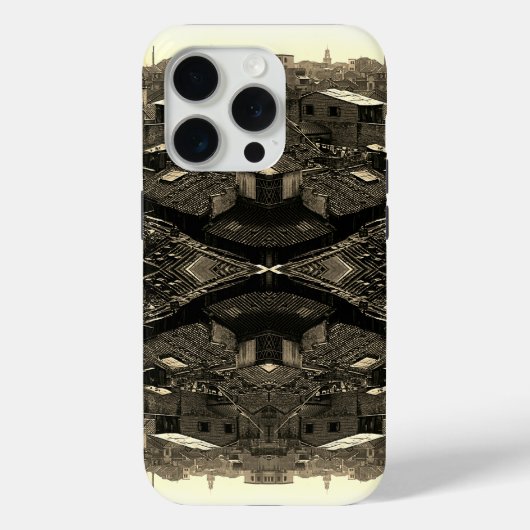 ヴィンテージ中国カントンシティ Case-Mate iPhoneケース (裏面)