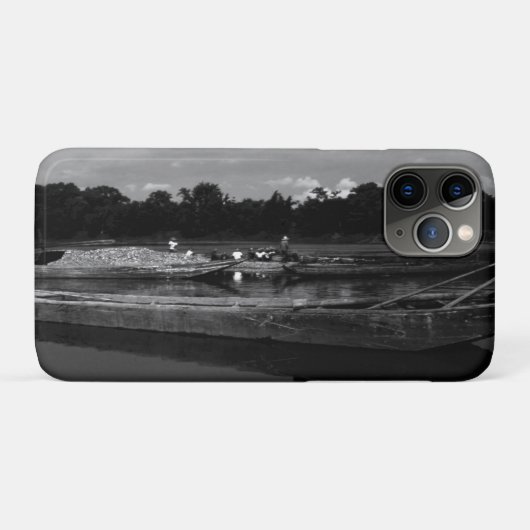 ヴィンテージ中国ギリンコモラントフィッシャーマン Case-Mate iPhoneケース (裏面(横))