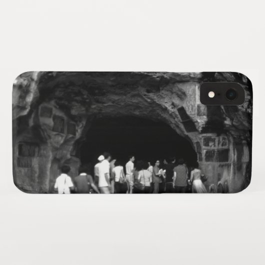 ヴィンテージ中国ギリンフォールディングブロケードヒル Case-Mate iPhoneケース (裏面(横))