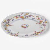 ヴィンテージ中国パターンハ絵を描ンド紙プレート ペーパープレート (アングル)