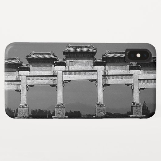 ヴィンテージ中国プキンゲートミンサムズ Case-Mate iPhoneケース (裏面(横))