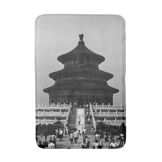 ヴィンテージ中国プキンテンプルオブ天国 バスマット (正面縦)