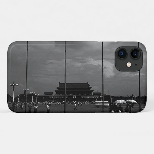 ヴィンテージ中国プキン通り天安門広場 Case-Mate iPhoneケース (裏面(横))