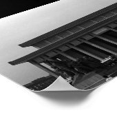 ヴィンテージ中国ペキンマオトセトゥン廟 ポスター (角)