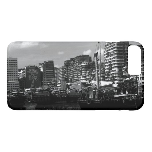 ヴィンテージ中国ホンコンハウスボーツリバー Case-Mate iPhoneケース (裏面(横))
