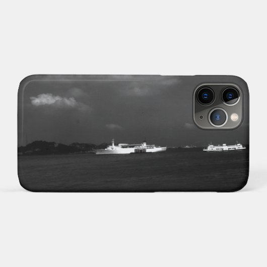 ヴィンテージ中国ホンコンベイトラベラーズボート Case-Mate iPhoneケース (裏面(横))