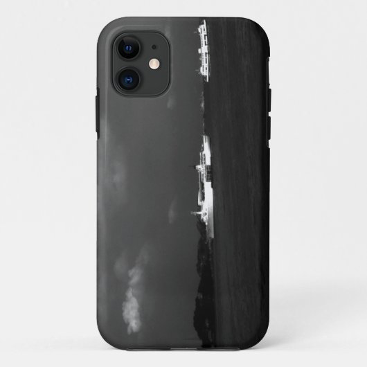ヴィンテージ中国ホンコンベイトラベラーズボート Case-Mate iPhoneケース (裏面)