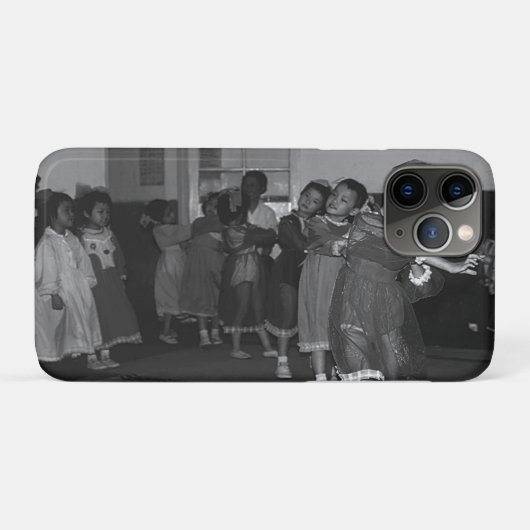 ヴィンテージ中国上海ベビーシッター Case-Mate iPhoneケース (裏面(横))