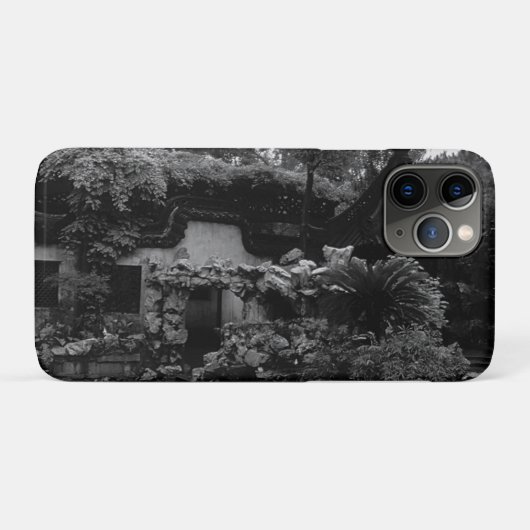 ヴィンテージ中国上海湯元ガーデンプラント Case-Mate iPhoneケース (裏面(横))