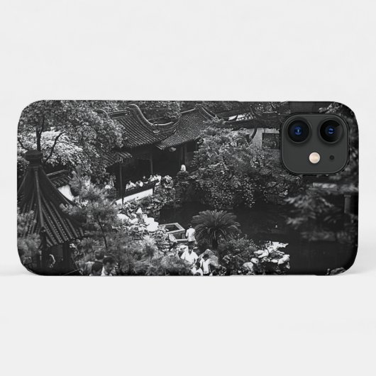 ヴィンテージ中国上海湯元ガーデン観光客 Case-Mate iPhoneケース (裏面(横))