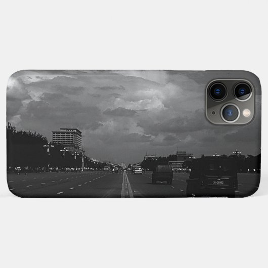 ヴィンテージ中国北京天安門広場 Case-Mate iPhoneケース (裏面(横))
