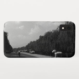 ヴィンテージ中国北京美しい小道明の墓 iPhone XRケース