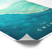 ヴィンテージ中国旅行ポスター ポスター (角)