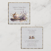 ヴィンテージ中国販売店及び委託販売店広場B スクエア名刺 (正面/裏面)