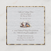 ヴィンテージ中国販売店及び委託販売店広場B スクエア名刺 (裏面)