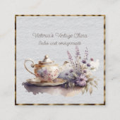 ヴィンテージ中国販売店及び委託販売店広場B スクエア名刺 (正面)