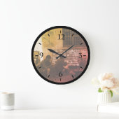 ヴィンテージ中国長沙書貸大時計 ラージ壁時計 (ホーム)