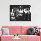 ヴィンテージ中国陽朔市場 キャンバスプリント (インサイチュ (リビング))