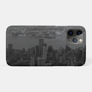ヴィンテージ中国香港シティ超高層ビルの概要 iPhone 11 PROケース
