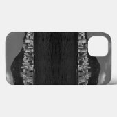 ヴィンテージ中国香港ベイ超高層ビルケースメイト Case-Mate iPhoneケース (裏面 (横))