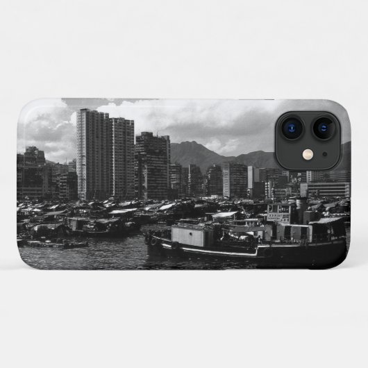 ヴィンテージ中国香港屋形船川 Case-Mate iPhoneケース (裏面(横))