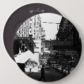 ヴィンテージ中国香港通りシティカー 缶バッジ (正面&裏面)