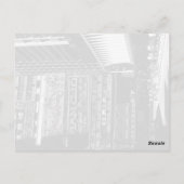 ヴィンテージ中国香港通りシティ ポストカード (裏面)