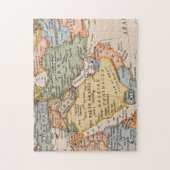 ヴィンテージ中東地図 ジグソーパズル (縦)