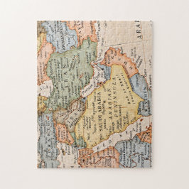 ヴィンテージ中東地図 ジグソーパズル