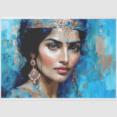 ヴィンテージ中東女性切り離し 薄葉紙 (正面)