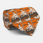 ヴィンテージ乗務員イラストレーションアスリート(1905) ネクタイ (ロール)