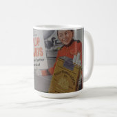 ヴィンテージ乗員パイロットたばこ広告 コーヒーマグカップ (正面右)