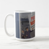 ヴィンテージ乗員パイロットたばこ広告 コーヒーマグカップ (左)