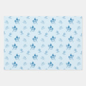 ヴィンテージ乗馬模様 ラッピングペーパーシート (正面2)