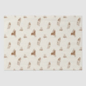 ヴィンテージ乗馬模様 薄葉紙 (正面)