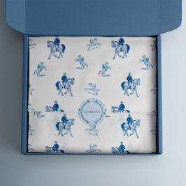 ヴィンテージ乗馬模様 薄葉紙