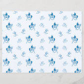 ヴィンテージ乗馬馬馬馬術スクラップブック紙 (裏面)