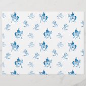 ヴィンテージ乗馬馬馬馬術スクラップブック紙 (正面)