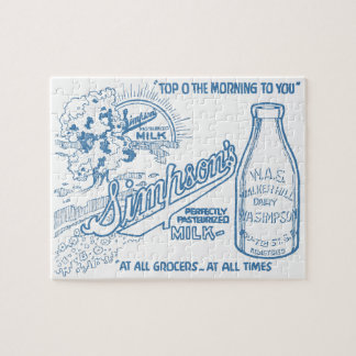 ヴィンテージ乳広告 ジグソーパズル