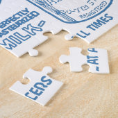 ヴィンテージ乳広告 ジグソーパズル (側面)