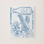 ヴィンテージ乳広告 ジグソーパズル (縦)