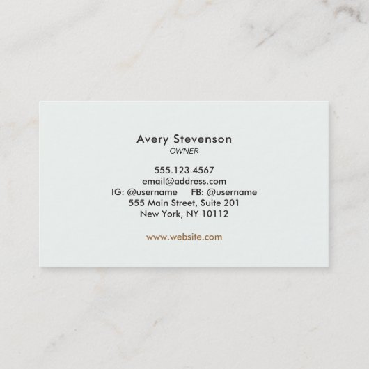 ヴィンテージ乳牛のロゴ素朴国の黒板 名刺 (裏面)