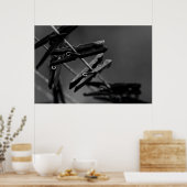 ヴィンテージ乾燥機 ポスター (キッチン)