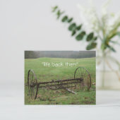 ヴィンテージ乾草レイクカスタマイズ-  ポストカード (スタンド正面)