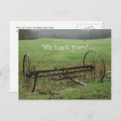 ヴィンテージ乾草レイクカスタマイズ-  ポストカード (正面/裏面)