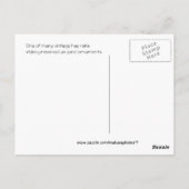 ヴィンテージ乾草レイクカスタマイズ-  ポストカード (裏面)